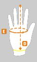 how to measure your size of the heated glove